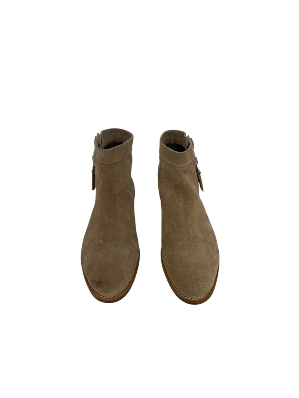 Aquatalia Suede Ankle Boots in Taupe Size 6.5
